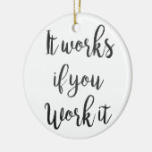 12 stappen terugwinning citaat gift schone sober keramisch ornament (Links)