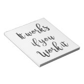 12 stappen terugwinning citaat gift schone sober notitieblok (Schuin)