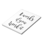 12 stappen terugwinning citaat gift schone sober notitieblok (Linkerzijde)