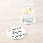 12 stappen terugwinning citaat gift schone sober zandsteen onderzetter (Zijkant)