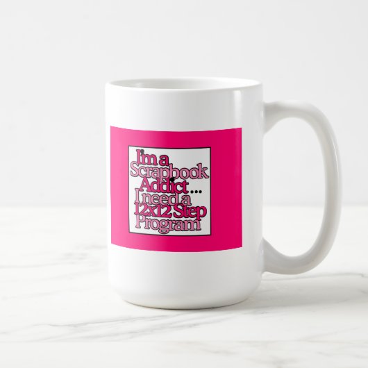 12-stapprogramma voor een scriptbericht koffiemok (Rechts)