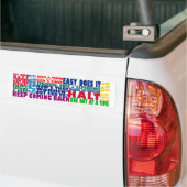 12 stapsgewijze herstellogans bumpersticker (Op Truck)