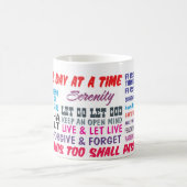 12 stapsgewijze herstelslogans koffiemok (Center)