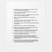 12-stapsgewijze verpakking fleece deken (Voorkant)