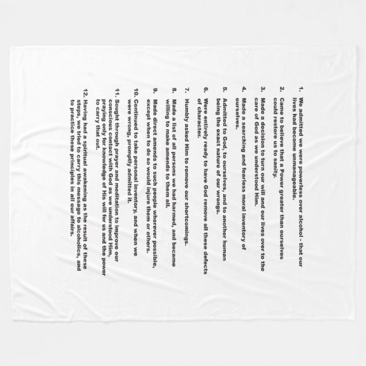 12-stapsgewijze verpakking fleece deken (Voorkant (Horizontaal))