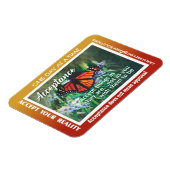 12 step acceptance magnet 26 butterflies magneet (Linkerzijde)