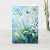 12 Step Encouragement Lily of the Valley Garden Kaart (Voorkant)