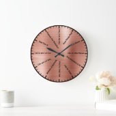 12 Step Sobriety Alcoholics Rose Gold Wall Clock Grote Klok (Huis)