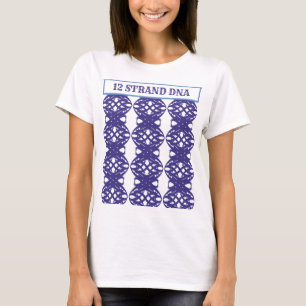 12 Strand-DNA-stijlvol patroon T-shirt