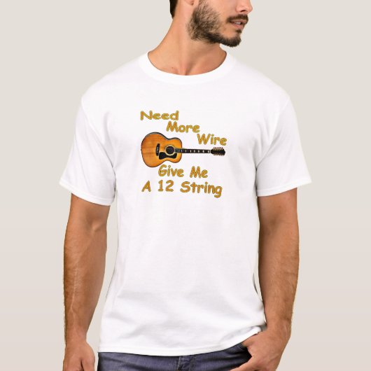 12 String Guitar T-shirt (Voorkant)
