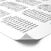 12 Tabellen Poster (Hoek)