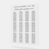 12 tafel eenvoudige minimalistische bruiloft zitgr acryl bord (Hoek)