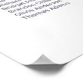 12 Tafel Kleurrijke Bloemen Trouwstoel Grafiek Poster (Hoek)