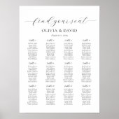 12 Tafels Eenvoudig Onze Favoriete Mensen Zittings Poster (Voorkant)