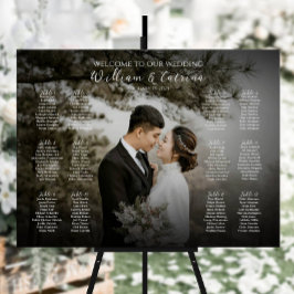 12 tafels Elegante foto zitgrafiek Poster