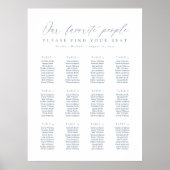 12 Tafels Onze Favoriete Mensen Zittingkaart Poster (Voorkant)