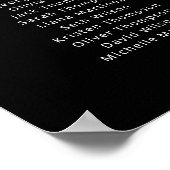 12 Tafels Vind uw Seat Black Zitkaarten Plan Poster (Hoek)