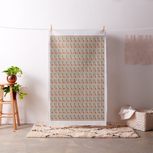 12 Tibetaanse Spanjaarden Fabric Stof (Voorbeeld)