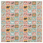 12 Tibetaanse Spanjaarden Fabric Stof (Swatch)