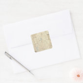 12 Tollandkaart Vierkante Sticker (Envelop)