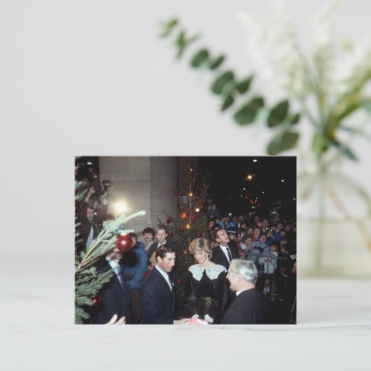 12 TRH The Prince & Princess of Wales Mancheste Briefkaart (Staand voorkant)