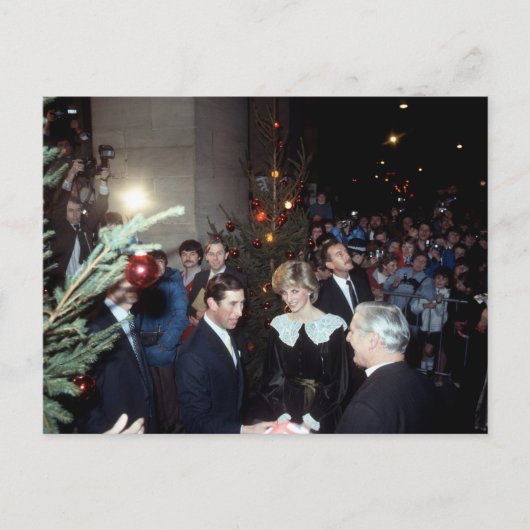 12 TRH The Prince & Princess of Wales Mancheste Briefkaart (Voorkant)