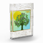 12 Tribes of Israel Asher Art AcrylBlock Fotoblokken (Links)