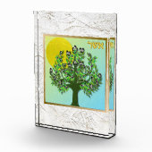 12 Tribes of Israel Asher Art AcrylBlock Fotoblokken (Rechts)