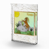 12 Tribes of Israel Naphtali Art AcrylBlock Fotoblokken (Rechts)