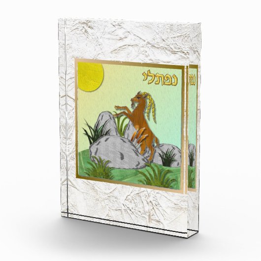 12 Tribes of Israel Naphtali Art AcrylBlock Fotoblokken (Rechts)