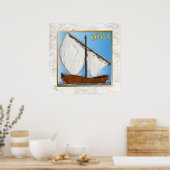 12 Tribes of Israel Zebulun Art Print Poster (Keuken)