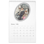 12 Twaalf foto Modern Elegant Collage Family Love Kalender (Feb 2026)