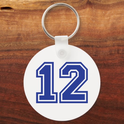 12 - twaalf sleutelhanger (Voorkant)