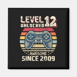 12 Unlocked Geweldige 2009 Videospel 12e Verjaarda Magneet