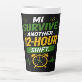 12 uur dienst Custom Jamaicaanse CNA/Verpleegster Latte Mok
