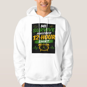 12-uursdienst Maatwerk Jamaicaanse CNA/Verpleegkun Hoodie