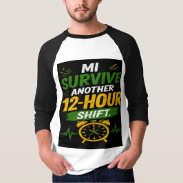 12-uursdienst Maatwerk Jamaicaanse CNA/Verpleegkun T-shirt