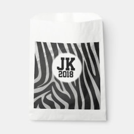 12 van de 12-Zebra - Aangepaste voordelige tas Bedankzakje