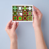 12 Verschillende Tea Bag Tegels - Origami Folding Flyer (Hand)