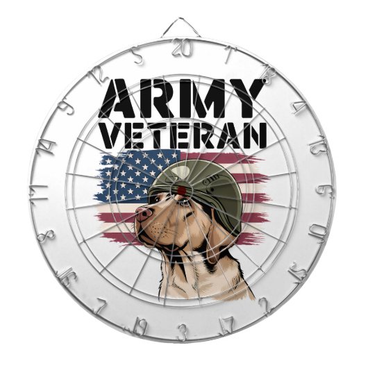 #12 Veteranen Dartbord (Voorkant)