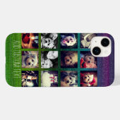 12 vierkante instagram fotocollage kleurig design Case-Mate iPhone case (Achterkant (horizontaal))