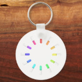 12 vloeistoffen sleutelhanger (Voorkant)