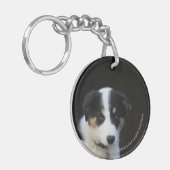 12 weken oude grenskraam sleutelhanger (Voorkant Links)