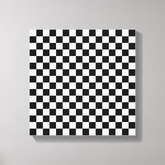 12"x 12", .75", Schaakbord 16x16 Canvas (Voorkant)