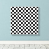 12"x 12", .75", Schaakbord 16x16 Canvas (Insitu (Houten vloer))