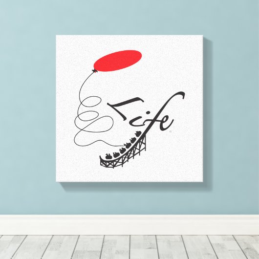 12 "x 12" canvasprint canvas afdruk (Insitu (Houten vloer))