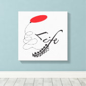 12 "x 12" canvasprint canvas afdruk (Insitu (Houten vloer))