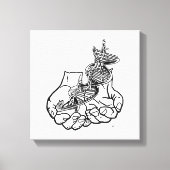 12 x 12 inch, 1,5 inch, Single Canvas Afdruk (Voorkant)