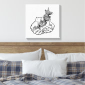 12 x 12 inch, 1,5 inch, Single Canvas Afdruk (Insitu (Slaapkamer))