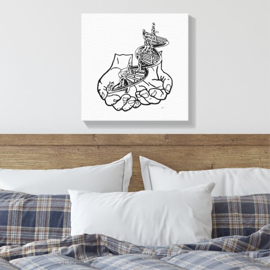 12 x 12 inch, 1,5 inch, Single Canvas Afdruk (Insitu (Slaapkamer))